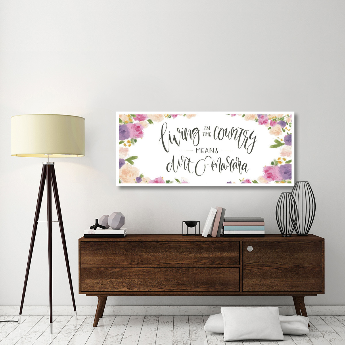 Beautiful Country IV -Paper Art-62&quotx26"