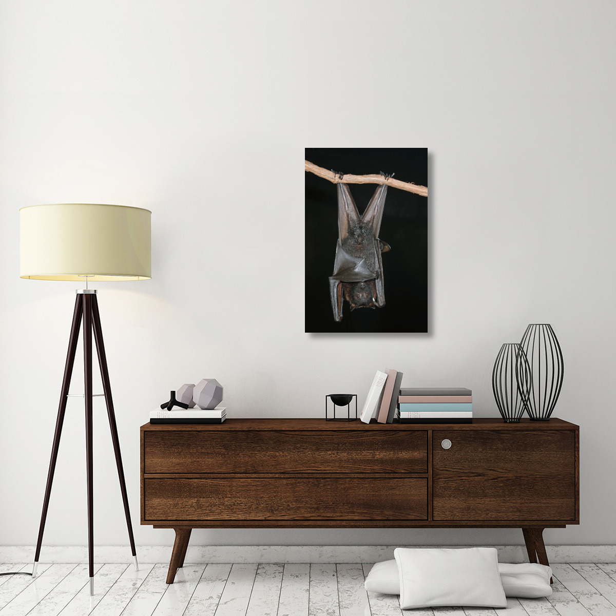 Large Flying Fox roosting, Michigan-Canvas Art-24&quotx36"