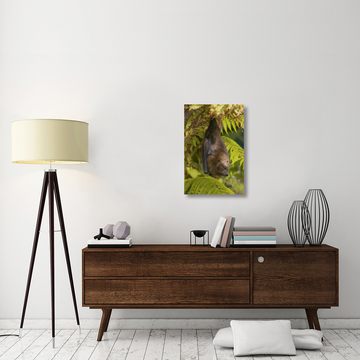 Rodrigues Flying Fox roosting, Michigan-Canvas Art-20&quotx30"