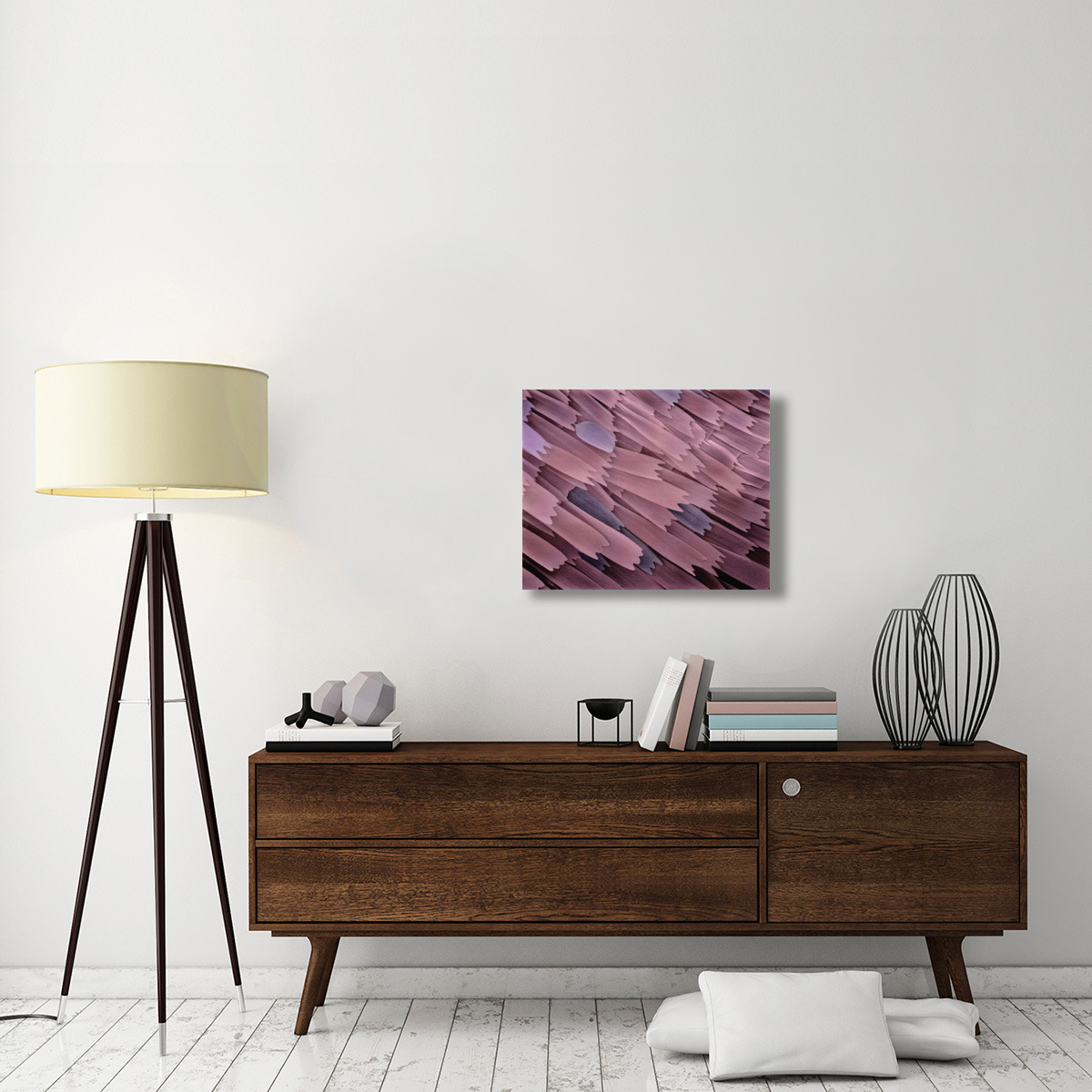 Indian Meal Moth wing detail at 210x magnification-Canvas Art-28&quotx22"