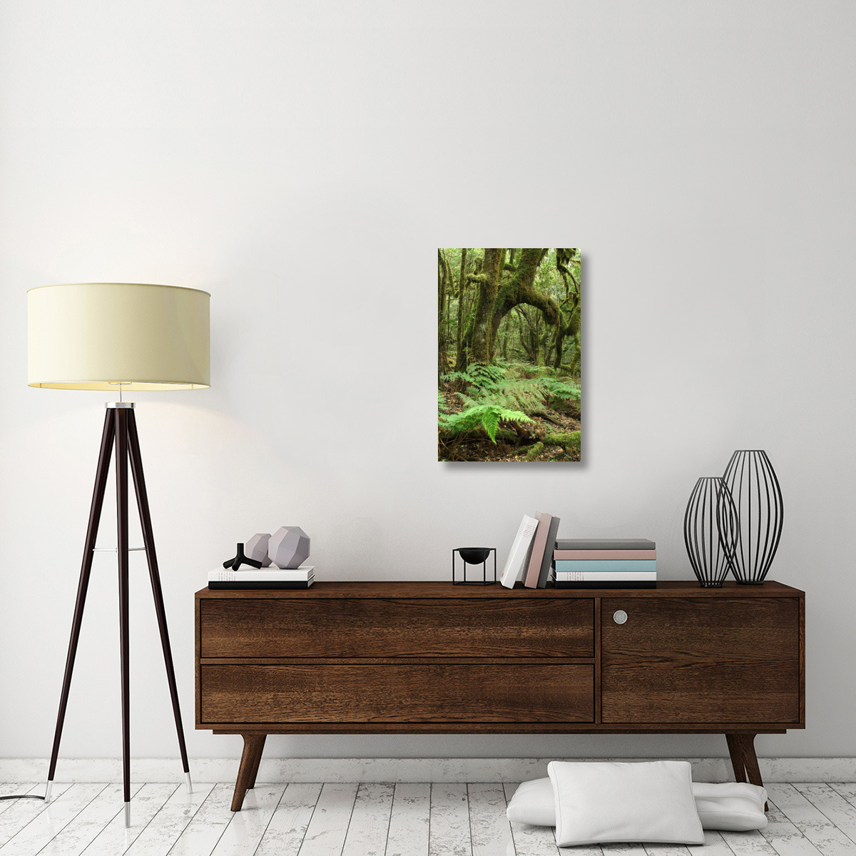 Macaronesian Laurel relict forest in Garajonay National Park, Canary Islands, Spain-Canvas Art-20&quotx30"