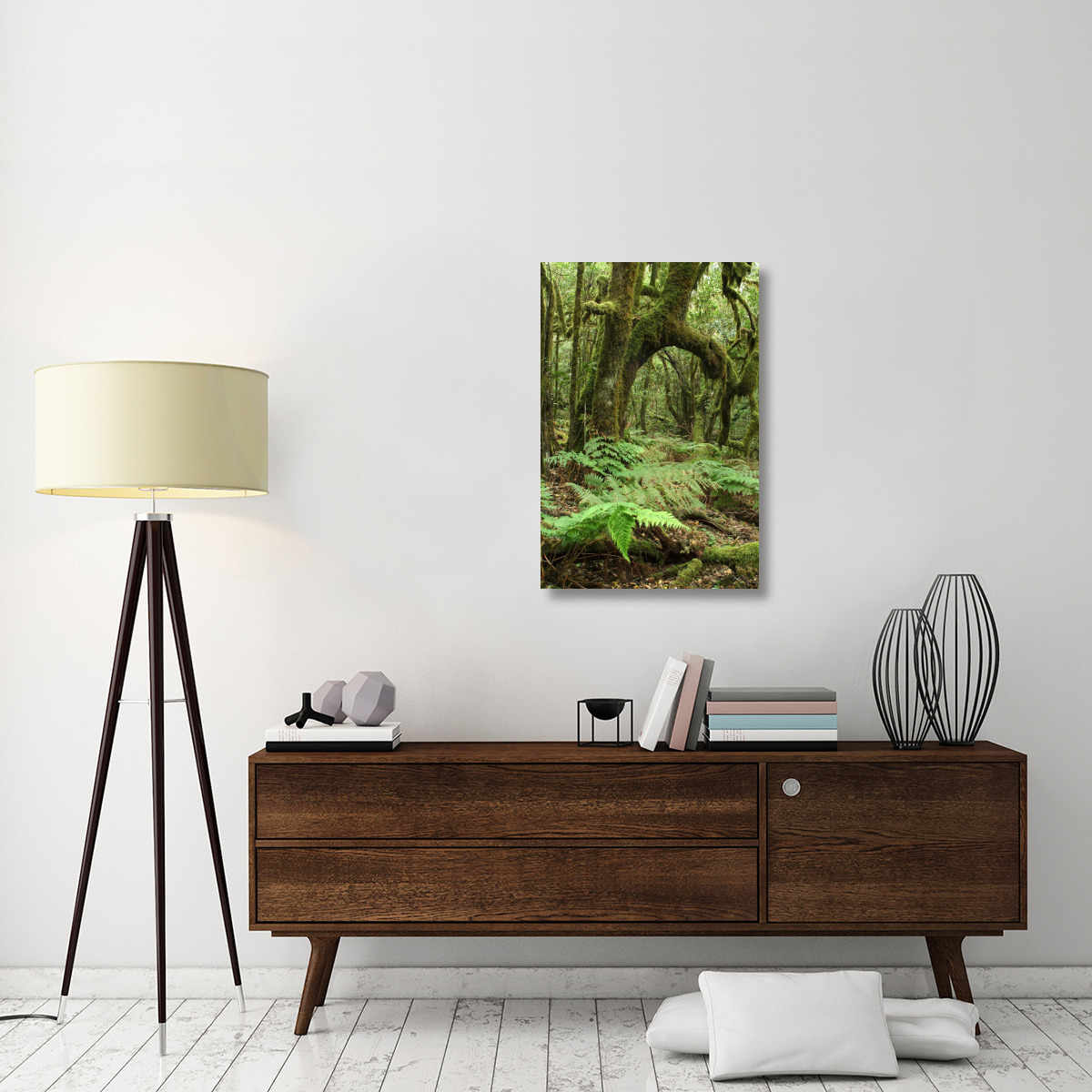 Macaronesian Laurel relict forest in Garajonay National Park, Canary Islands, Spain-Canvas Art-24&quotx36"