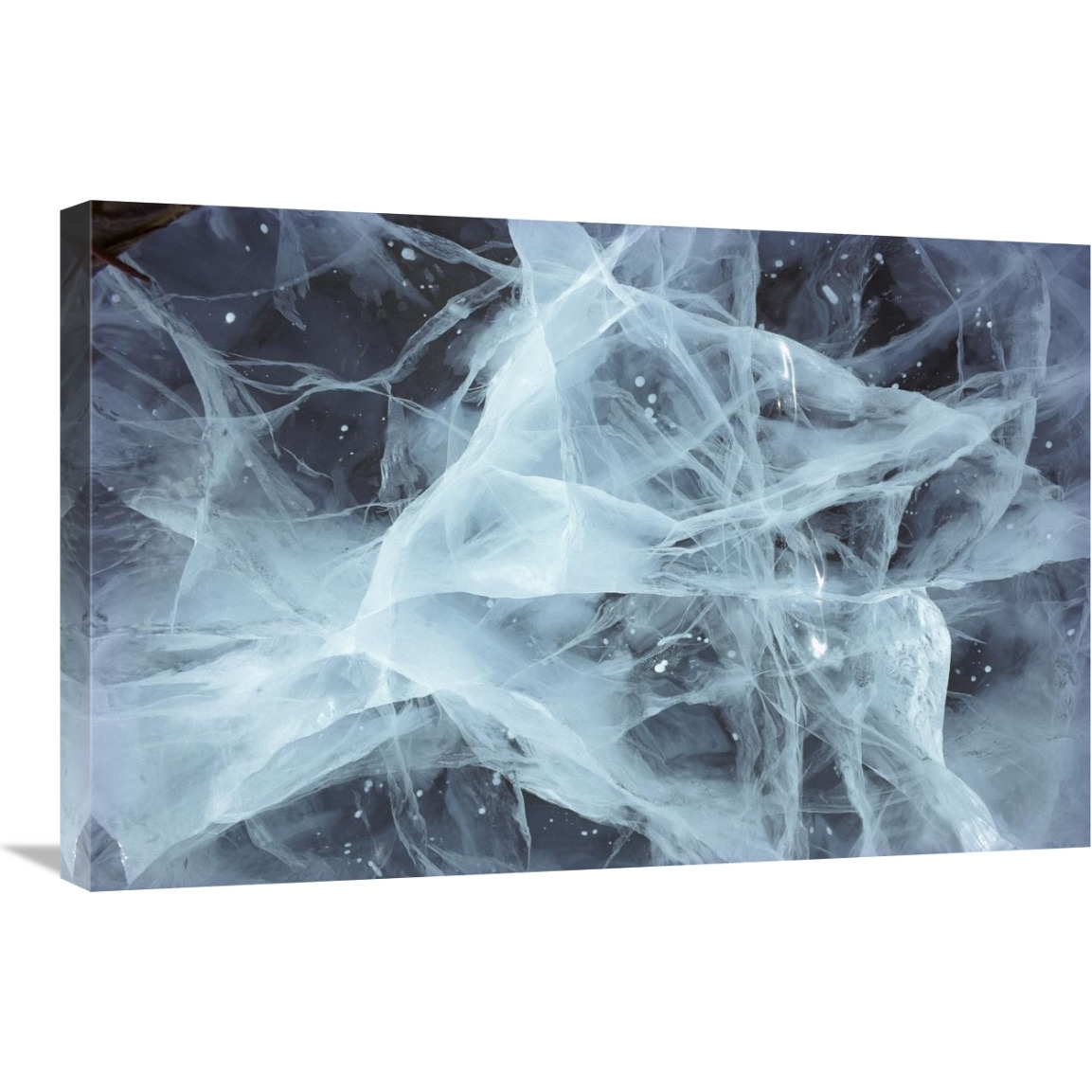 Lake Vanda ice, dry valleys, Victoria Land, Antarctica-Canvas Art-30&quotx20"