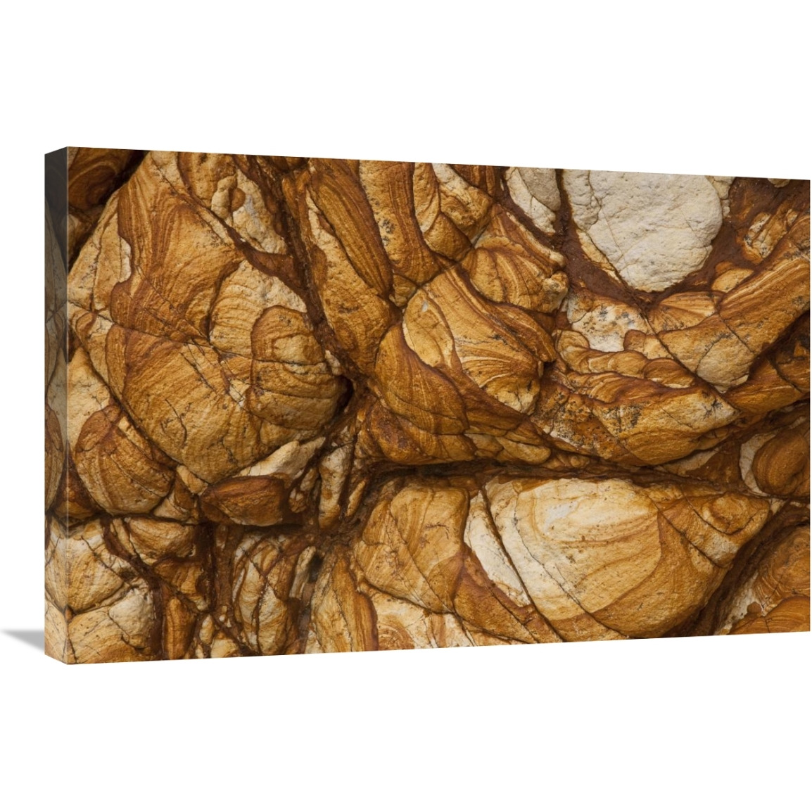 Volcanic rock, Onawe, Banks Peninsula, Canterbury, New Zealand-Canvas Art-30&quotx20"