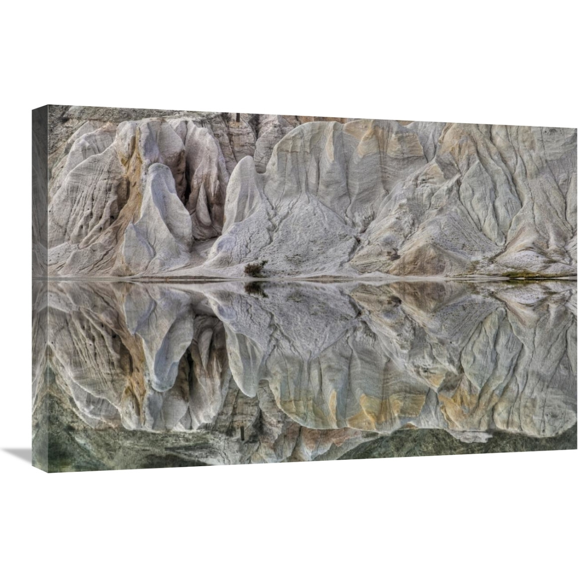 Reflection on Blue Lake, St Bathans, Central Otago, New Zealand-Canvas Art-30&quotx20"
