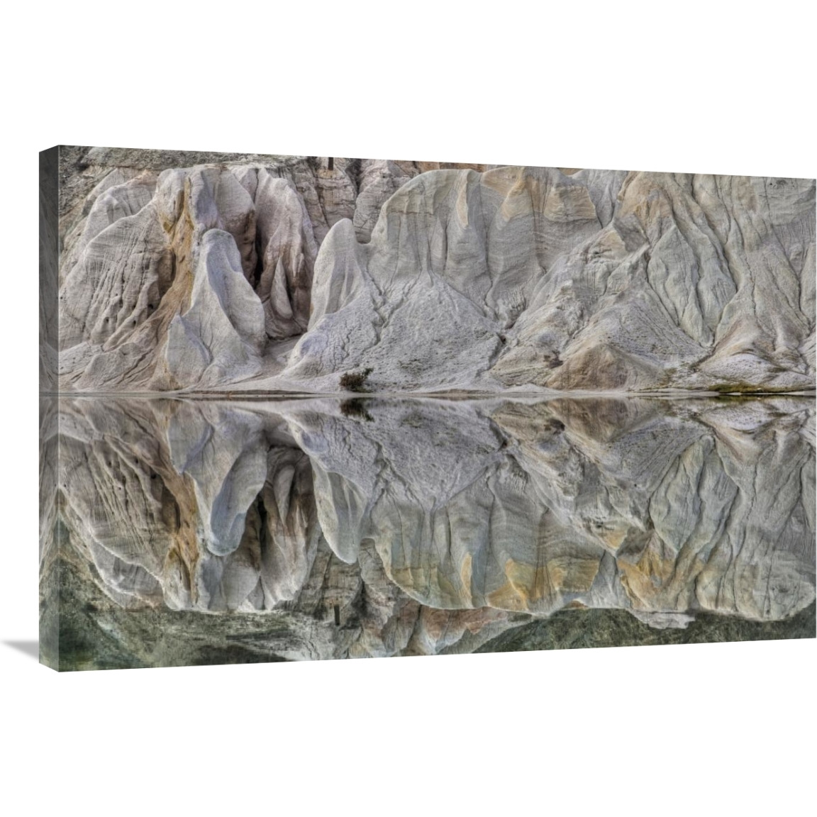 Reflection on Blue Lake, St Bathans, Central Otago, New Zealand-Canvas Art-36&quotx24"