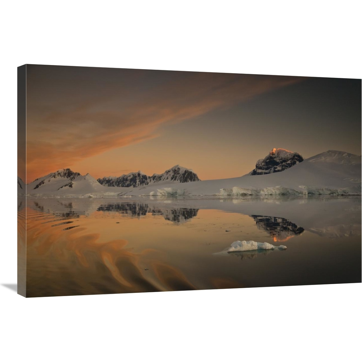 Peaks at sunset, Wiencke Island, Antarctic Peninsula, Antarctica-Canvas Art-36&quotx24"