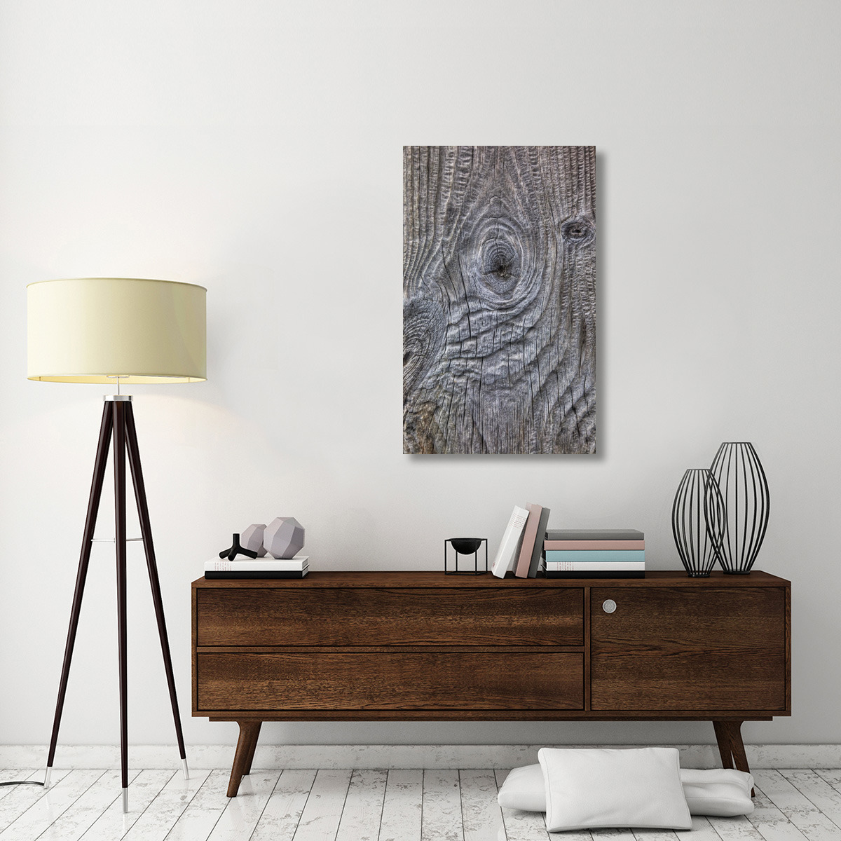 Wind eroded wood, Deception Island, South Shetland Islands, Antarctica-Canvas Art-27.72&quotx44"