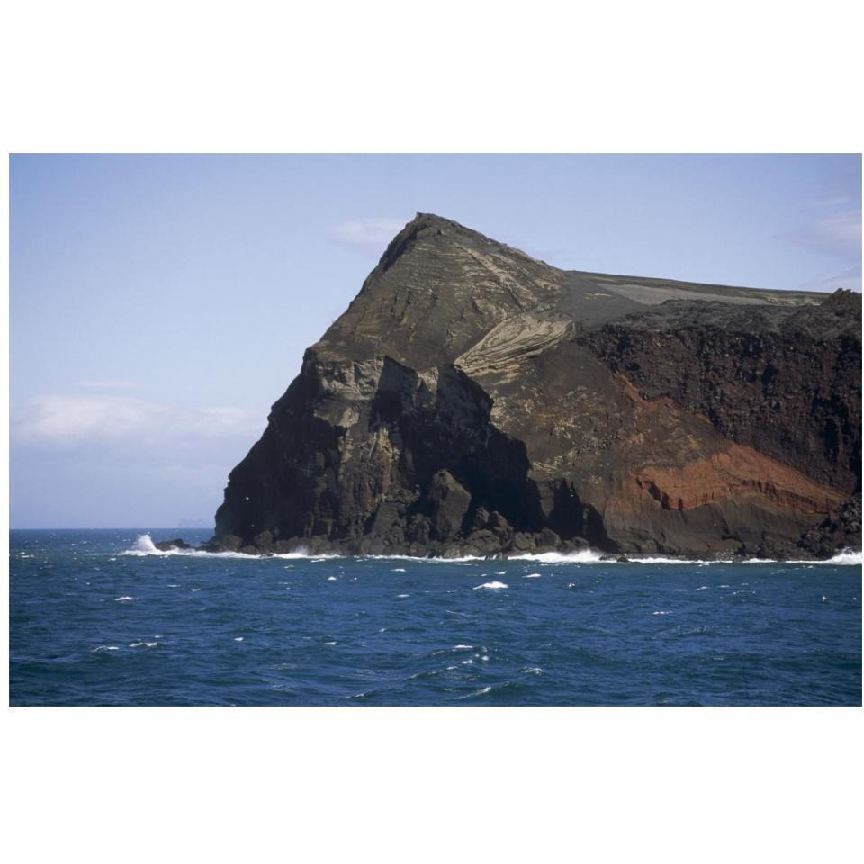 Surtsey Island, new volcanic island, Westman Islands, Iceland-Paper Art-20&quotx14"