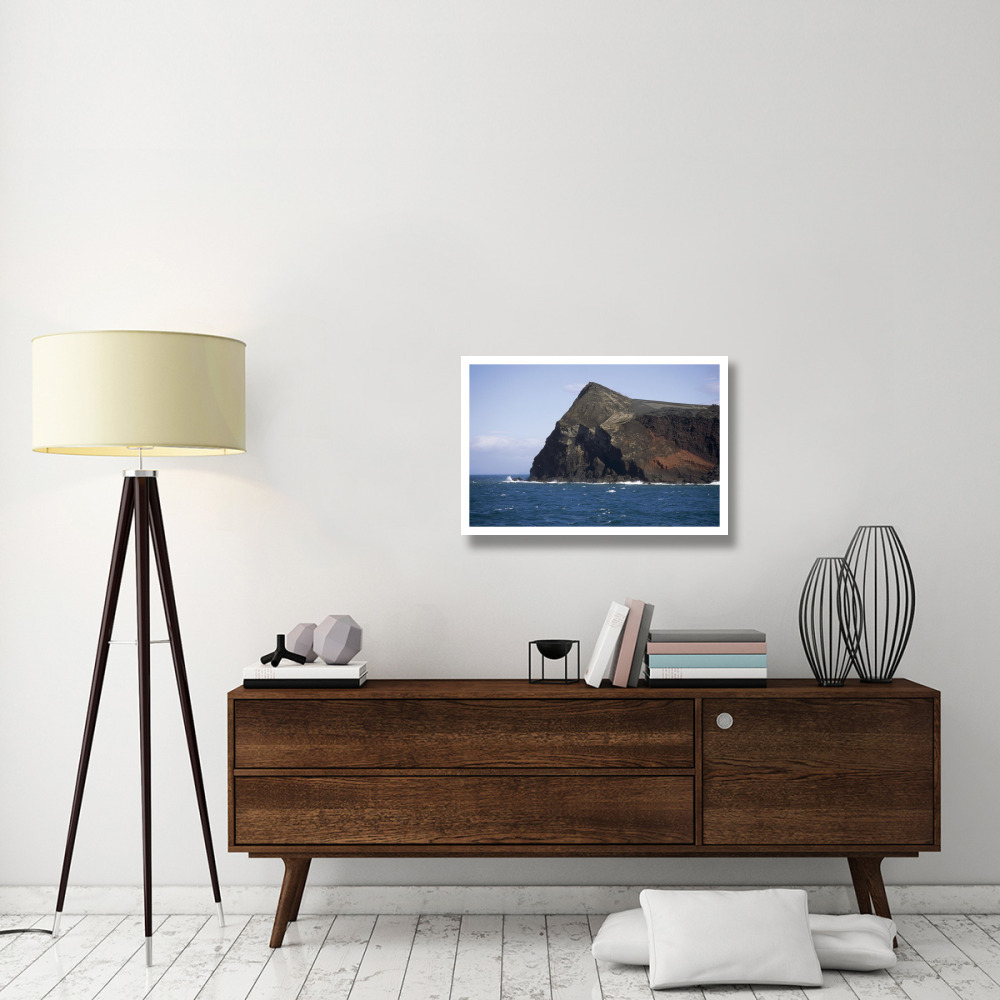 Surtsey Island, new volcanic island, Westman Islands, Iceland-Paper Art-32&quotx22"