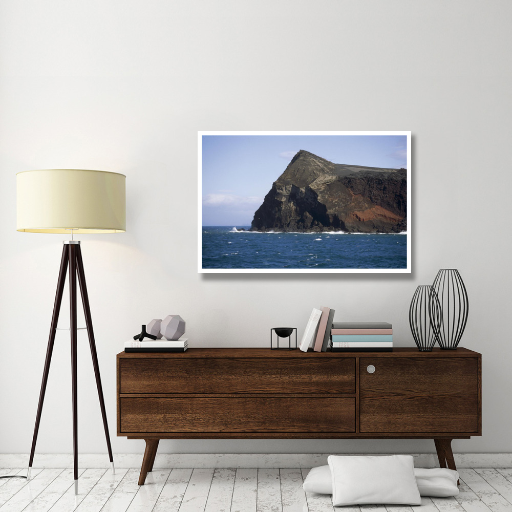 Surtsey Island, new volcanic island, Westman Islands, Iceland-Paper Art-50&quotx34"