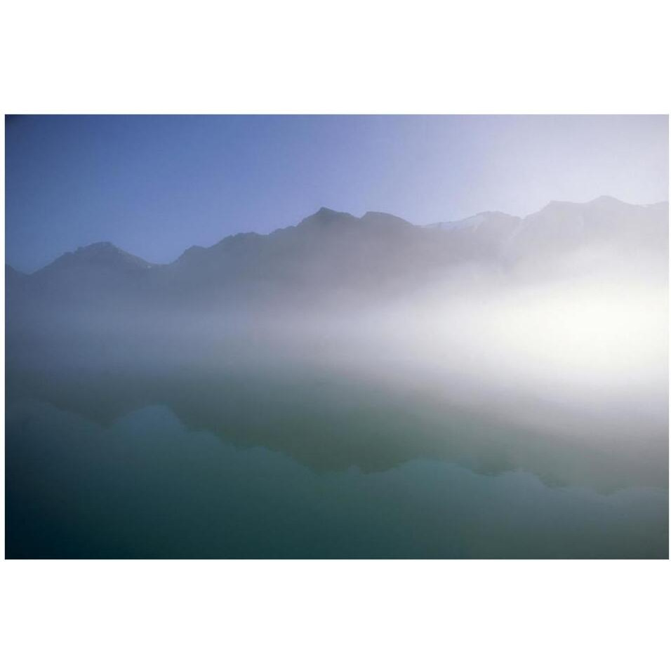 Kross Fjord in fog, Spitsbergen Island, Svalbard Archipelago, Norway-Paper Art-38&quotx26"
