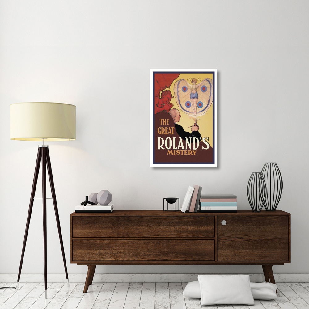 Magicians Great Roland's Mystery-Paper Art-26&quotx38"