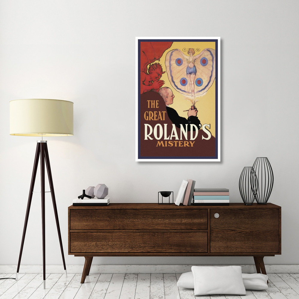 Magicians Great Roland's Mystery-Paper Art-34&quotx50"