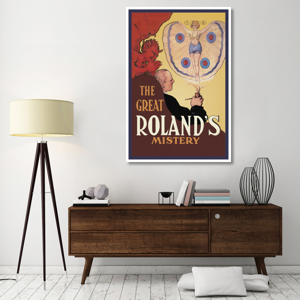 Magicians Great Roland's Mystery-Paper Art-42&quotx62"