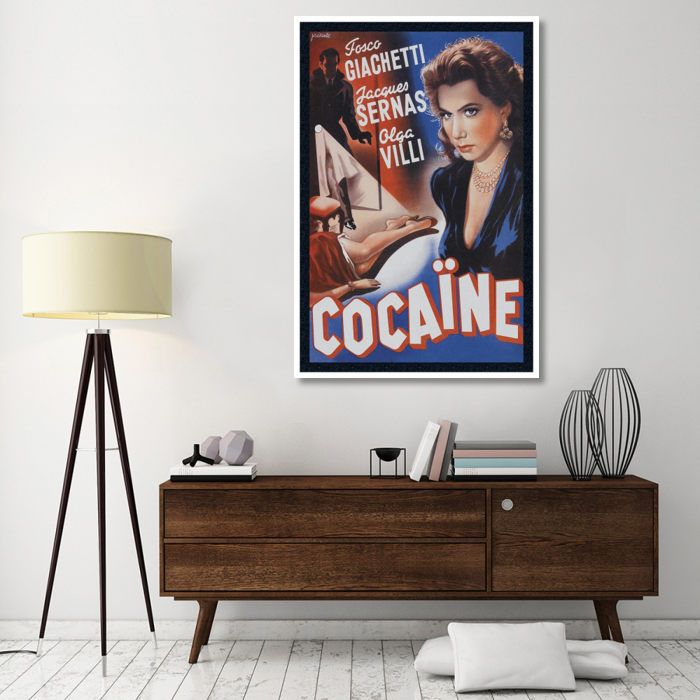 Vintage Vices Cocaine-Paper Art-42&quotx62"