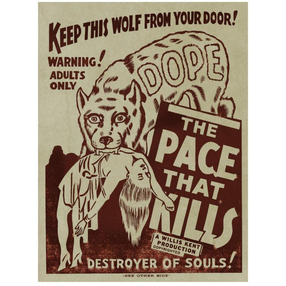 Vintage Vices Dope The Pace That Kills-Paper Art-20&quotx26"