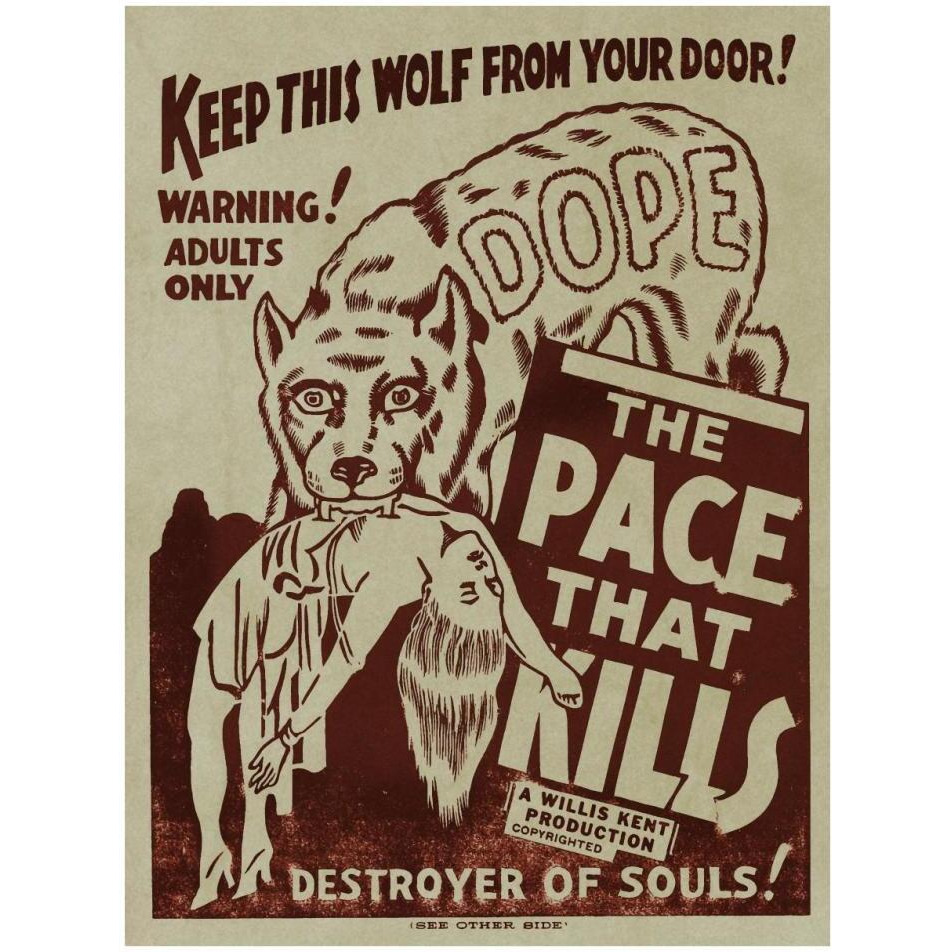 Vintage Vices Dope The Pace That Kills-Paper Art-26&quotx34"