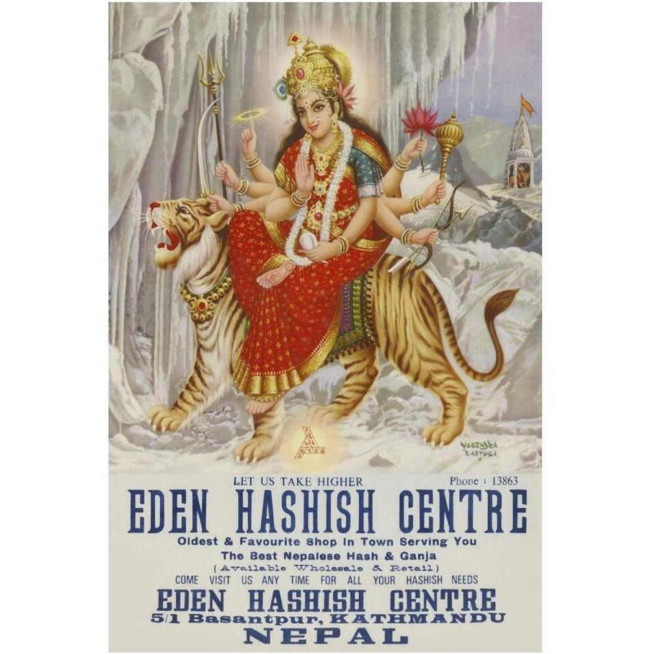 Vintage Vices Eden Hashish Center-Paper Art-14&quotx20"