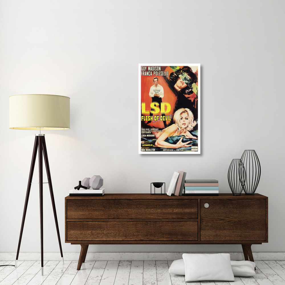 Vintage Vices LSD Flesh of the Devil-Paper Art-26&quotx38"