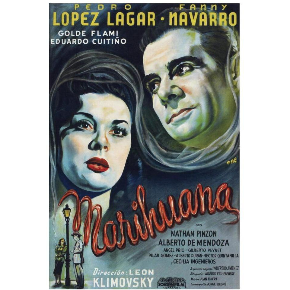 Vintage Vices Marihuana-Paper Art-14&quotx20"