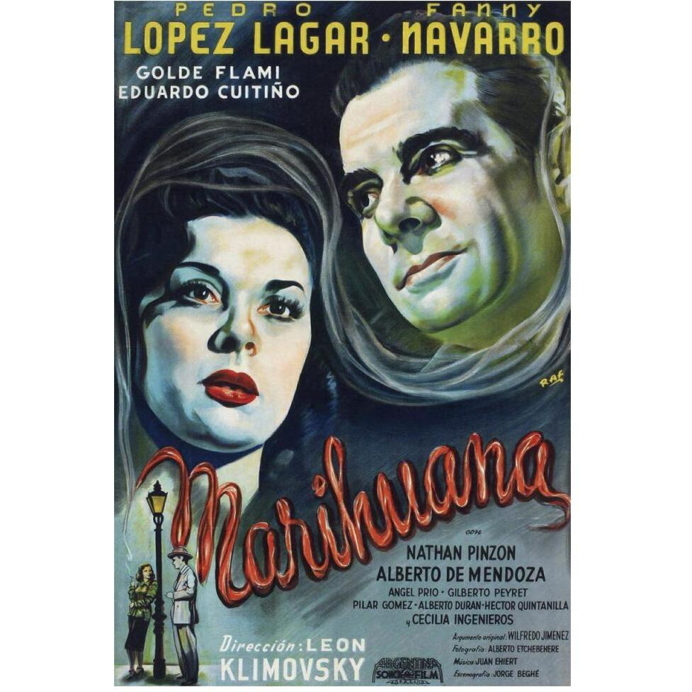 Vintage Vices Marihuana-Paper Art-42&quotx62"