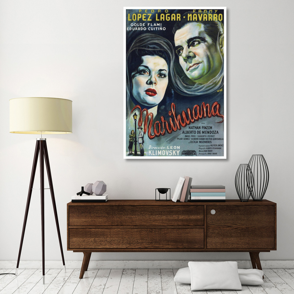 Vintage Vices Marihuana-Paper Art-42&quotx62"