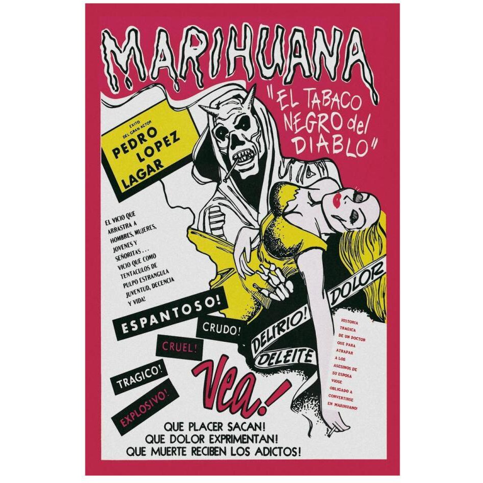 Vintage Vices Marihuana Story-Paper Art-18&quotx26"