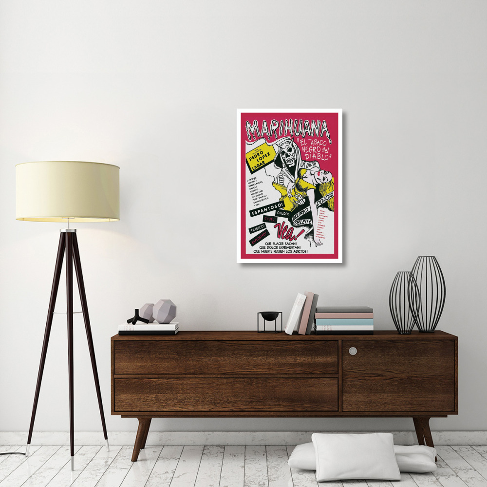 Vintage Vices Marihuana Story-Paper Art-26&quotx38"