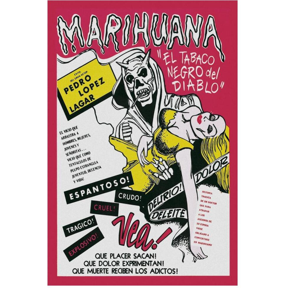 Vintage Vices Marihuana Story-Paper Art-42&quotx62"