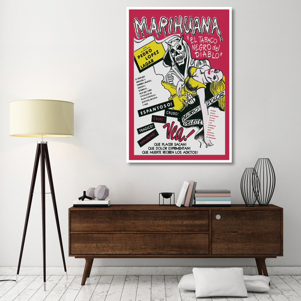 Vintage Vices Marihuana Story-Paper Art-42&quotx62"