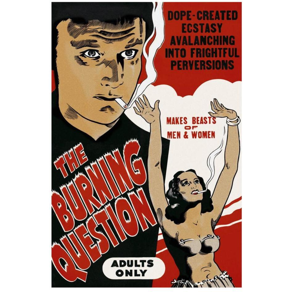 Vintage Vices Bruning Question-Paper Art-18&quotx26"