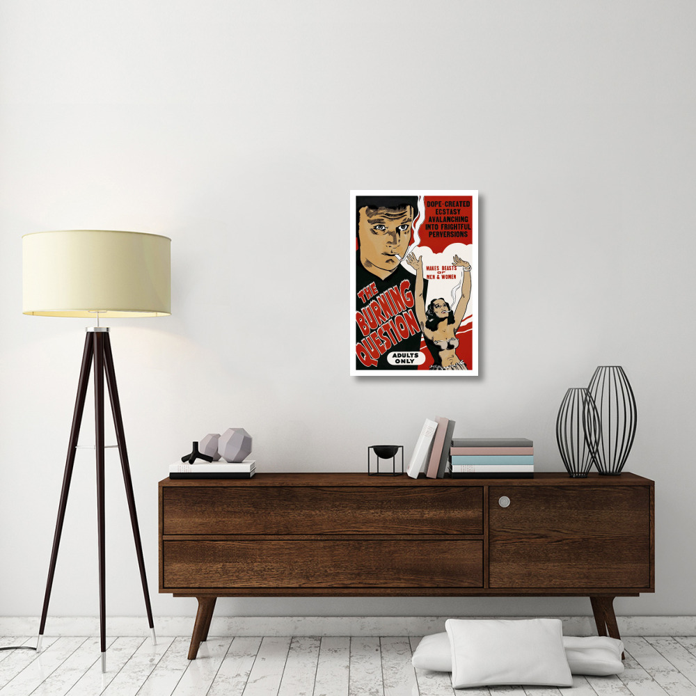 Vintage Vices Bruning Question-Paper Art-22&quotx32"