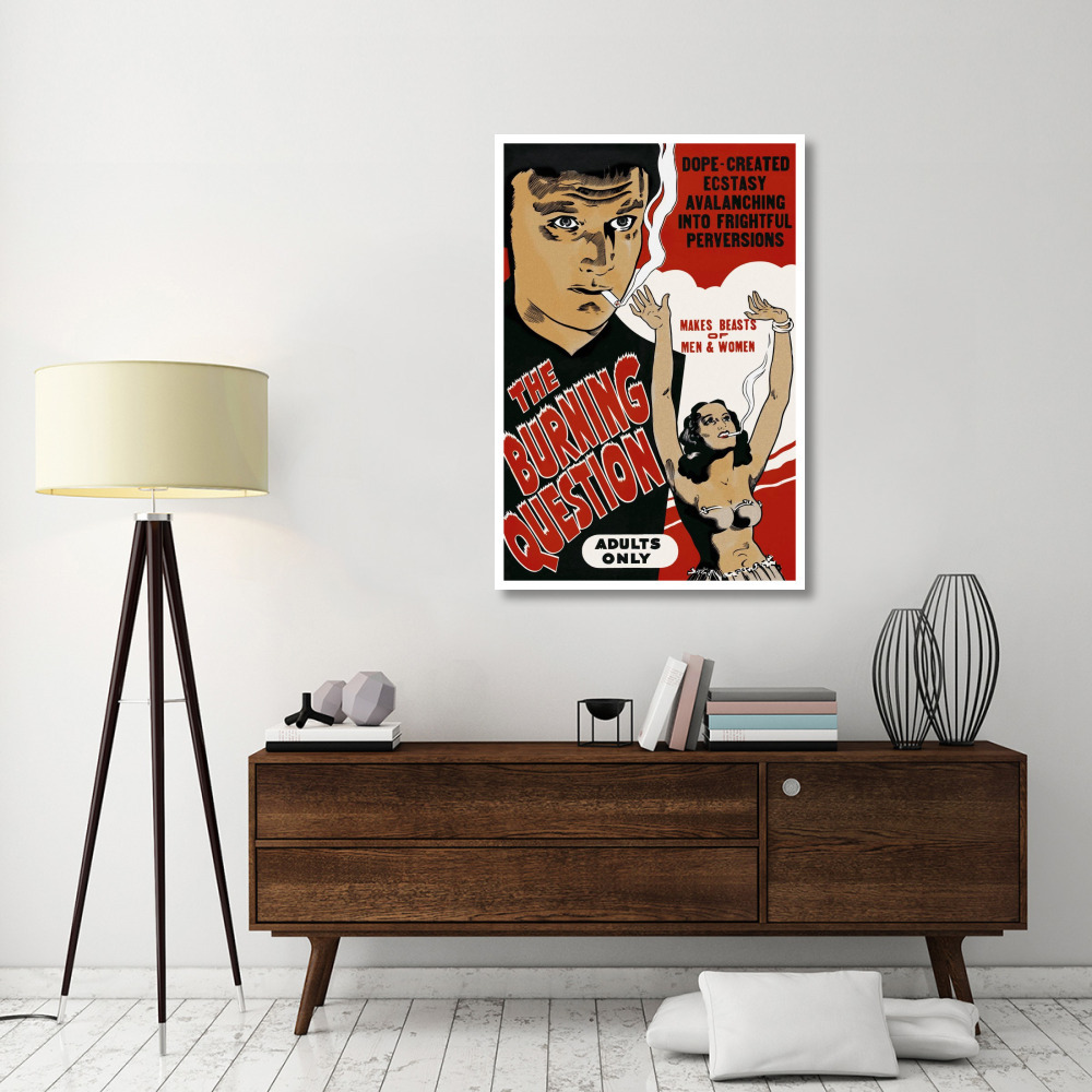 Vintage Vices Bruning Question-Paper Art-34&quotx50"