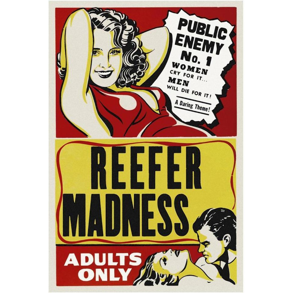 Vintage Vices Reefer Madness-Paper Art-14&quotx20"