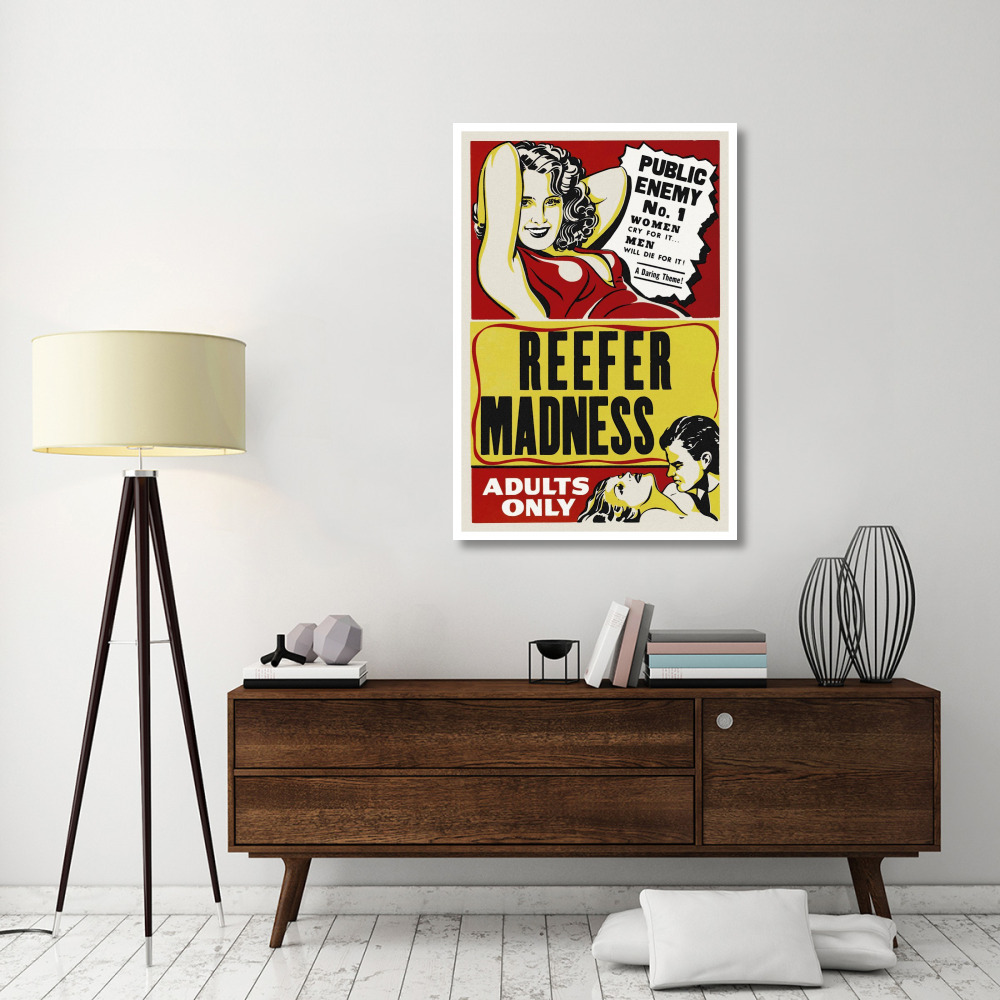 Vintage Vices Reefer Madness-Paper Art-34&quotx50"