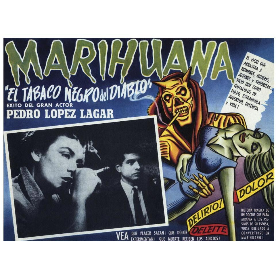 Vintage Vices El Tobaco Negro del Diablo-Paper Art-18&quotx14"