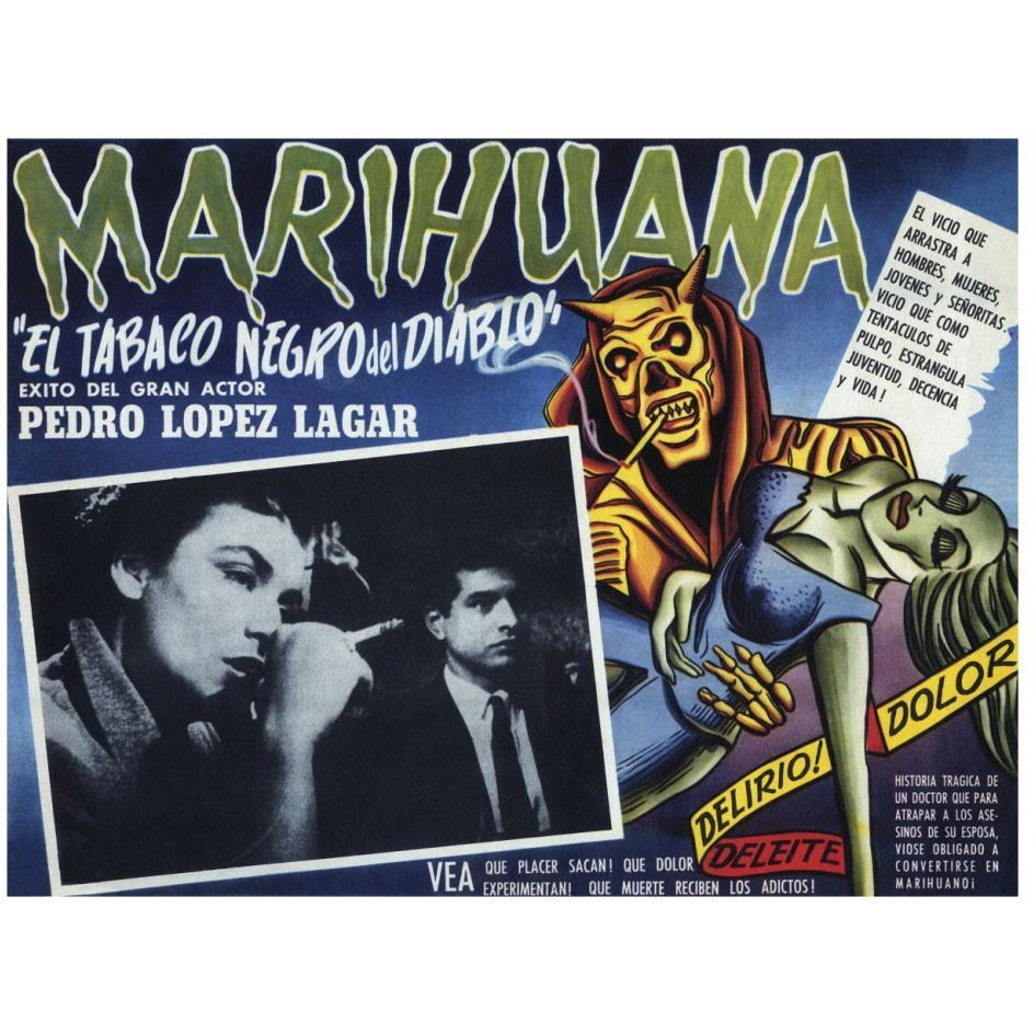 Vintage Vices El Tobaco Negro del Diablo-Paper Art-26&quotx20"