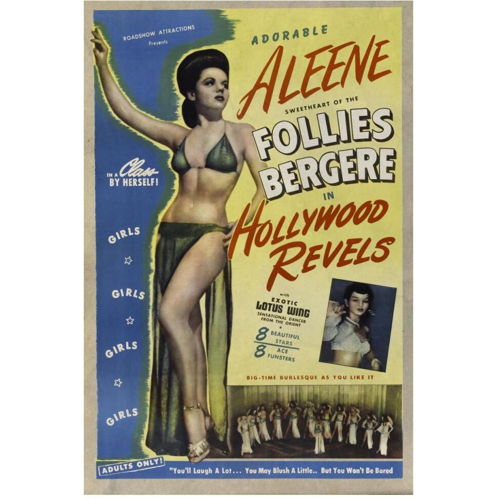 Vintage Vices Adorable Aleene Follies Bergere in Hollywood Revels-Paper Art-42&quotx62"