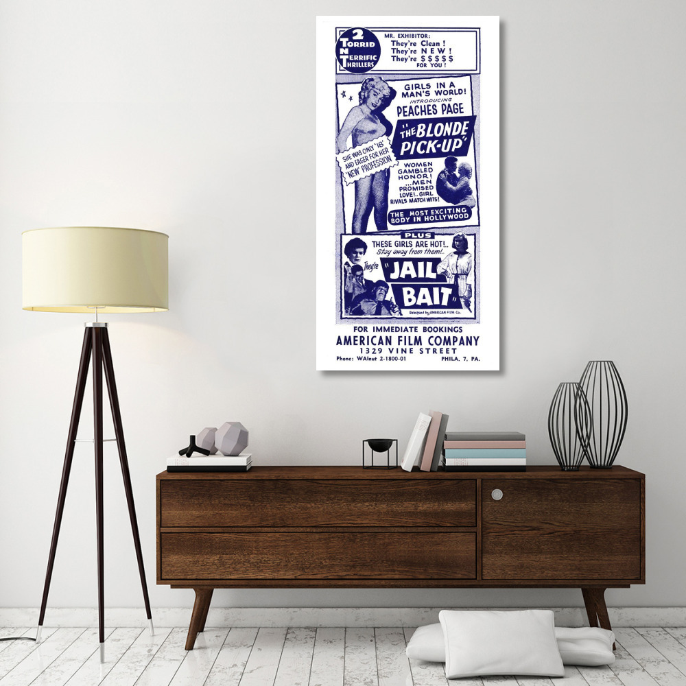 Vintage Vices Blonde Pick-Up & Jail Bait-Paper Art-32&quotx62"