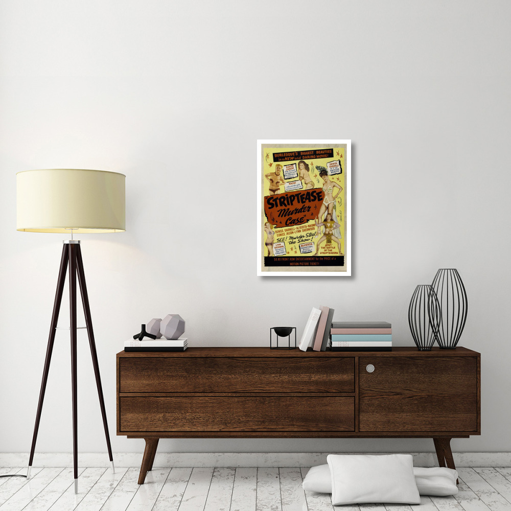 Vintage Vices Striptease Murder Case-Paper Art-22&quotx32"