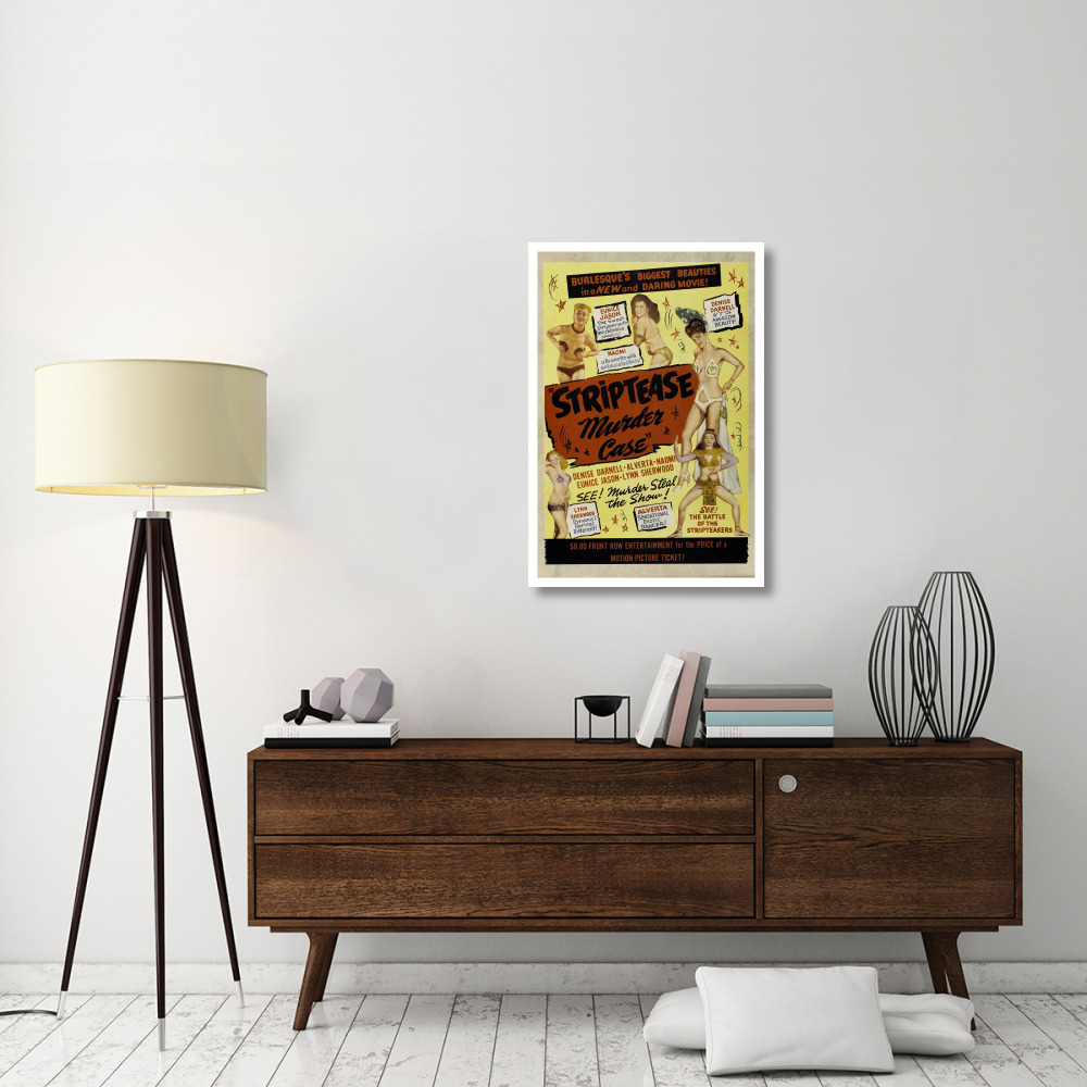 Vintage Vices Striptease Murder Case-Paper Art-26&quotx38"