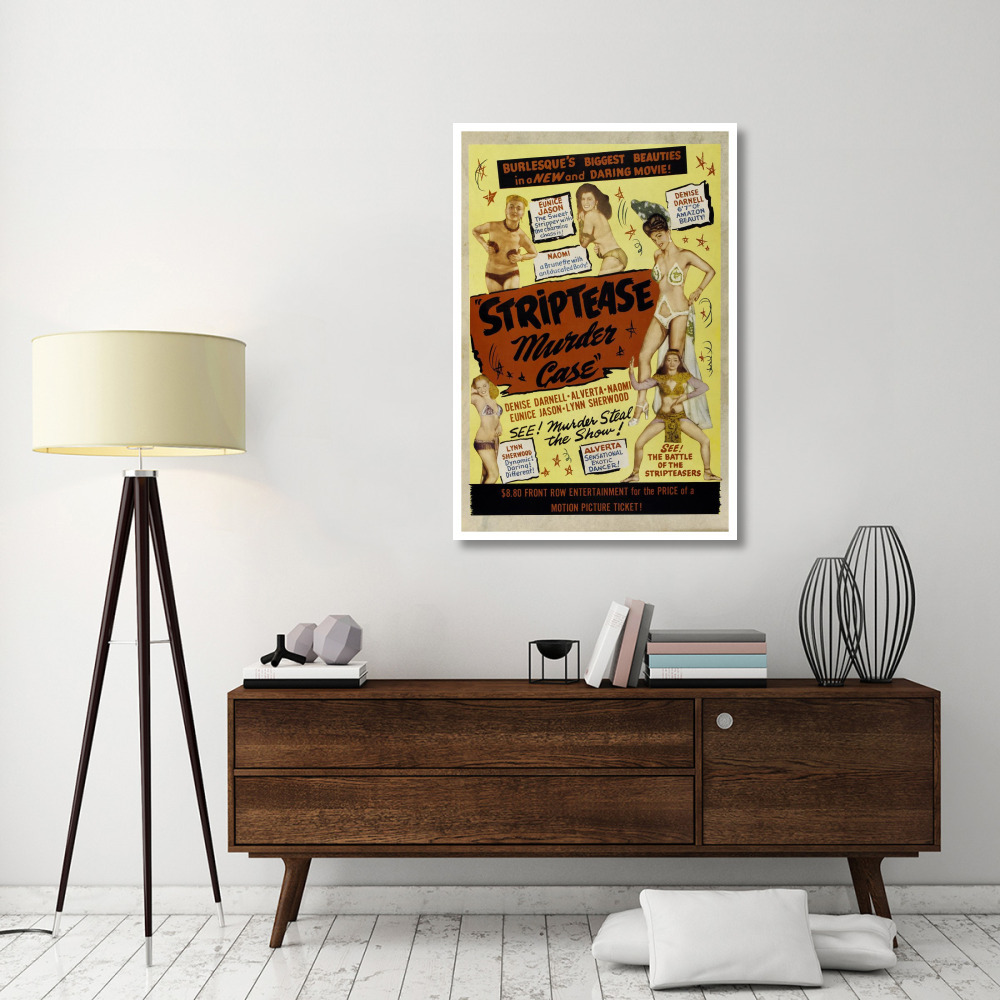 Vintage Vices Striptease Murder Case-Paper Art-34&quotx50"