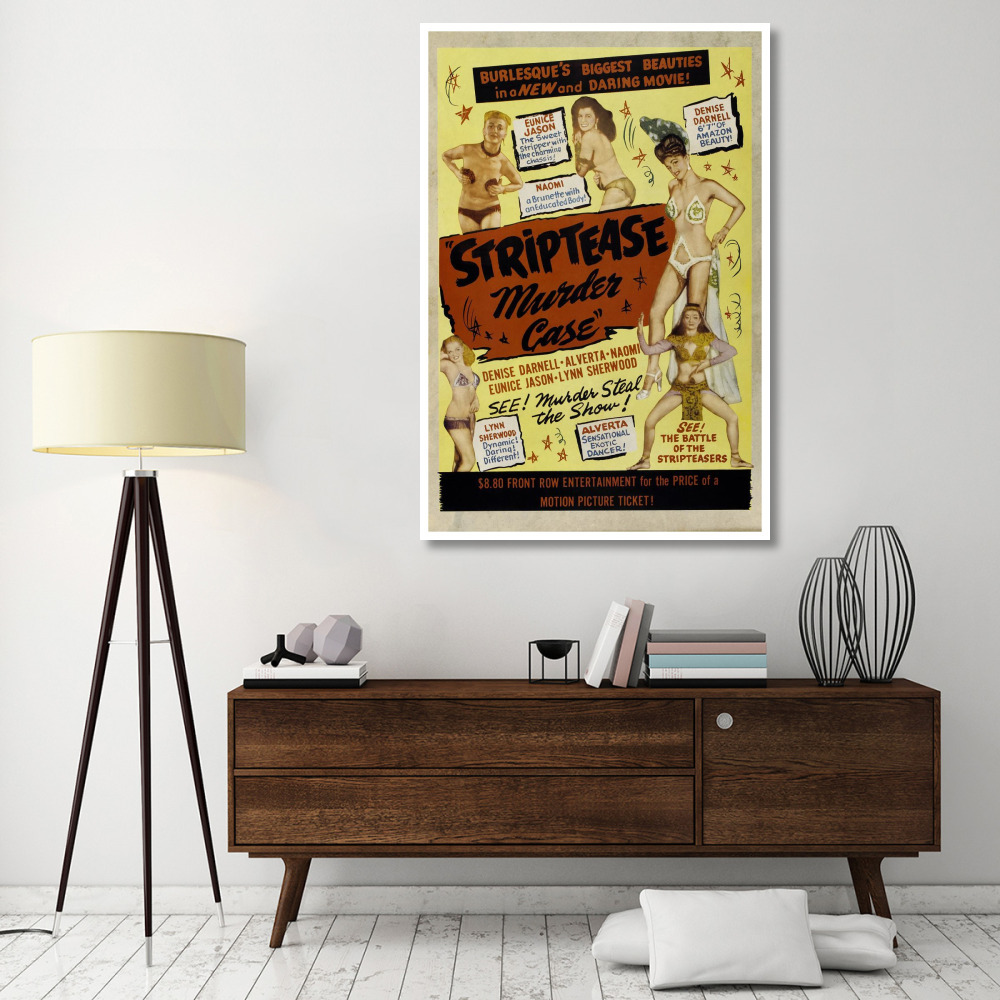 Vintage Vices Striptease Murder Case-Paper Art-42&quotx62"