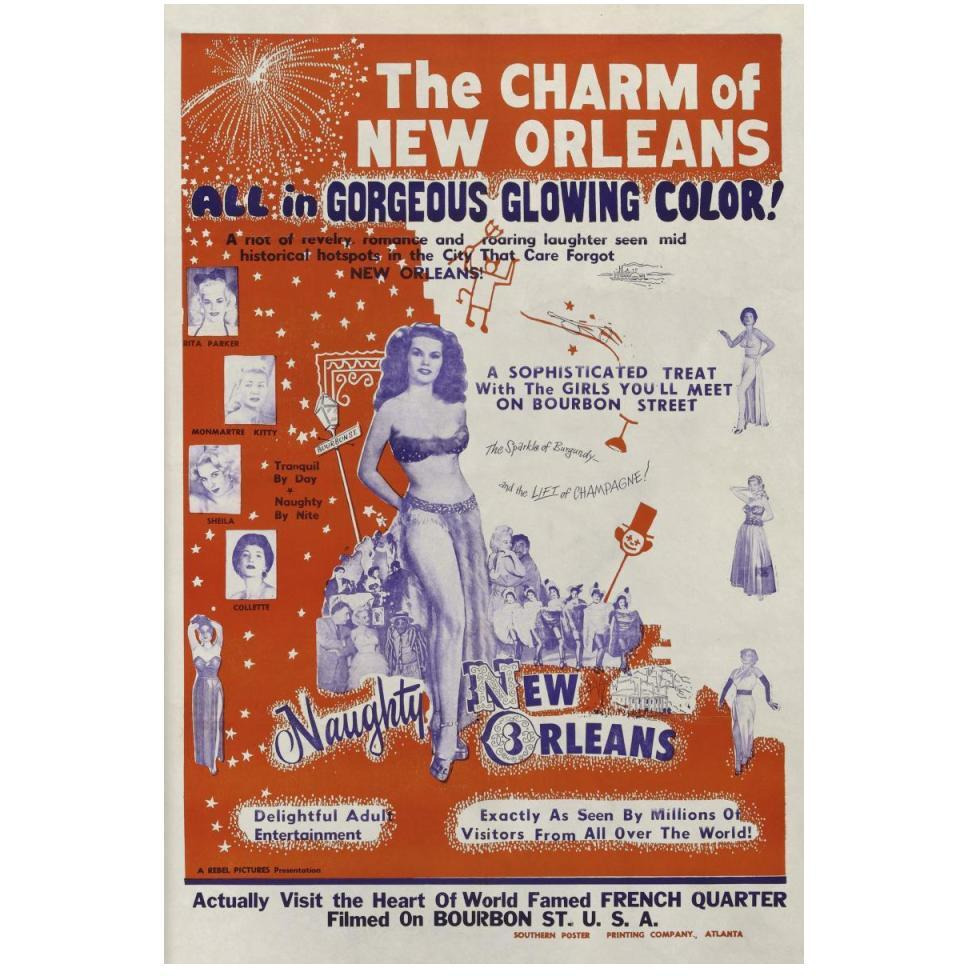Vintage Vices Charm of New Orleans-Paper Art-34&quotx50"