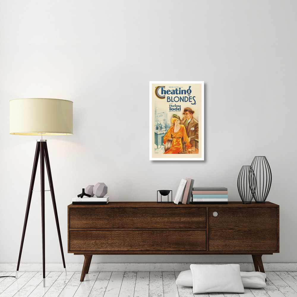 Vintage Vices Cheating Blondes-Paper Art-22&quotx32"