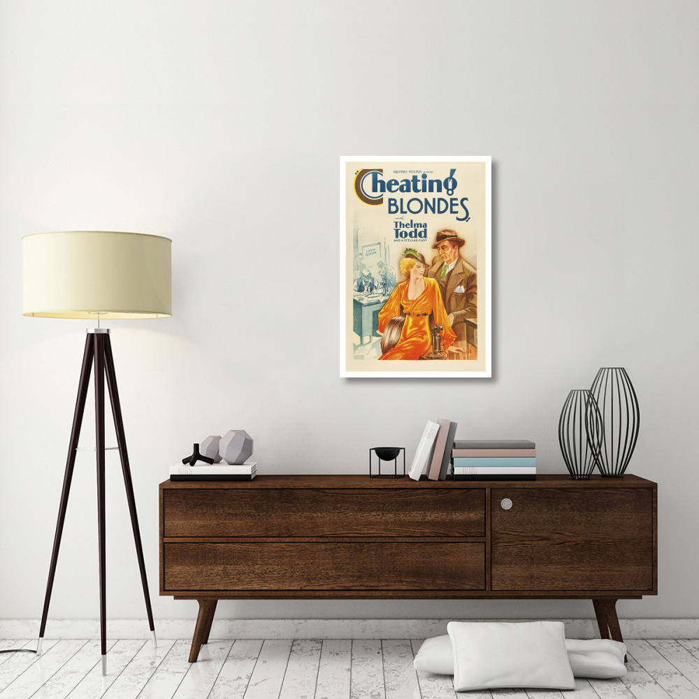 Vintage Vices Cheating Blondes-Paper Art-26&quotx38"