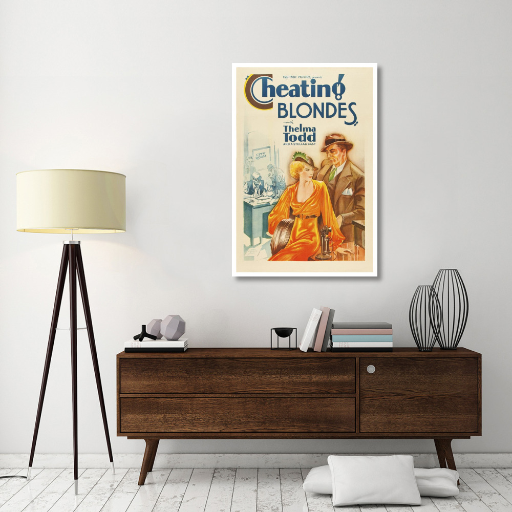 Vintage Vices Cheating Blondes-Paper Art-34&quotx50"