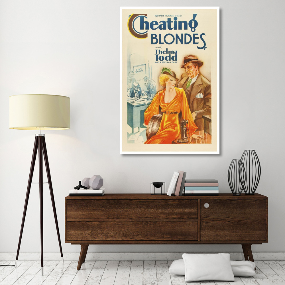 Vintage Vices Cheating Blondes-Paper Art-42&quotx62"
