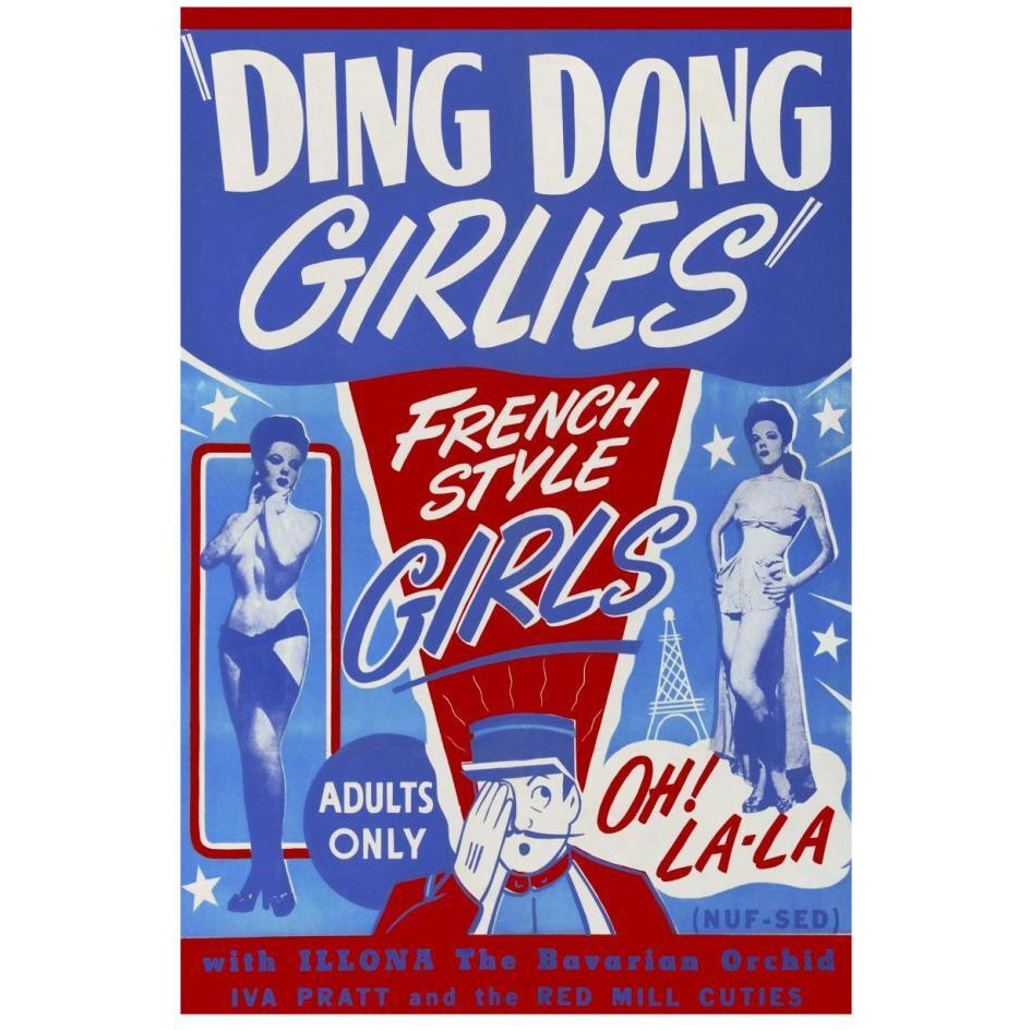 Vintage Vices Ding Dong Girlies-Paper Art-18&quotx26"